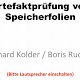 Artefaktfreiheit Speicherfolien