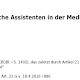 MTA-Ausbildung in Deutschland